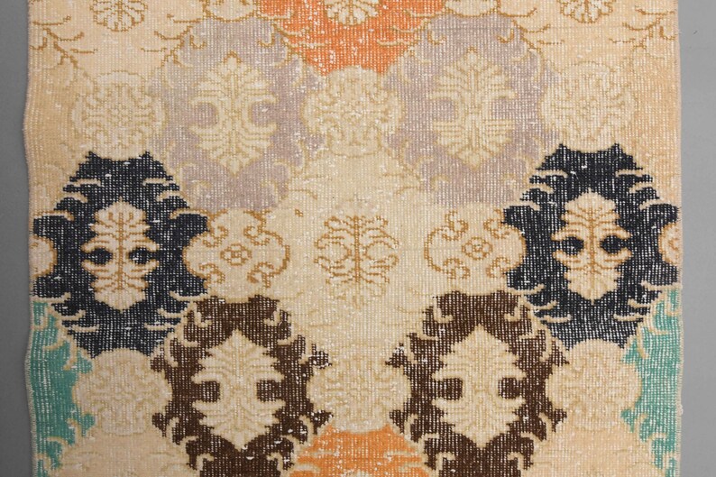 2'9 x 8'4 Ft Oushak Runner, Wool Rug, Hallway Rug, Turkish Rug 3x8, Entryway Rug, 3x8 Rug, Home Decor, Handwoven Runner Rug, Bohemian Runner image 4