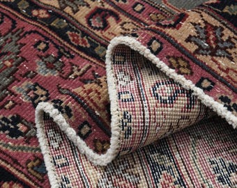10&#39;5 x 13&#39;1 Ft, WOOL OUSHAK OVERSIZED Area Rug, Bohemian Rug, Home Decor, Heriz Rug, Farmhouse Decor, 9x12 Rug, Turkish Rug, Oriental Rug