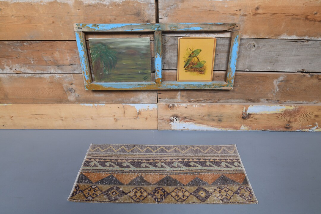 1'6 X 3'6 Ft Turkish Door Mat Handmade Wool Bath Mat Etsy UK