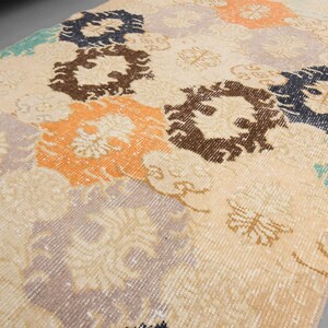 2'9 x 8'4 Ft Oushak Runner, Wool Rug, Hallway Rug, Turkish Rug 3x8, Entryway Rug, 3x8 Rug, Home Decor, Handwoven Runner Rug, Bohemian Runner image 9