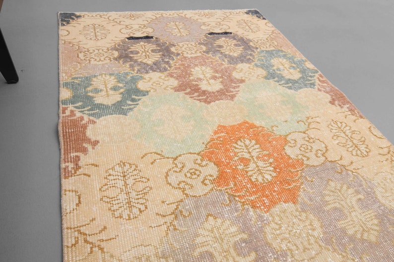 2'9 x 8'4 Ft Oushak Runner, Wool Rug, Hallway Rug, Turkish Rug 3x8, Entryway Rug, 3x8 Rug, Home Decor, Handwoven Runner Rug, Bohemian Runner image 5