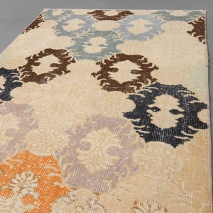 2'9 x 8'4 Ft Oushak Runner, Wool Rug, Hallway Rug, Turkish Rug 3x8, Entryway Rug, 3x8 Rug, Home Decor, Handwoven Runner Rug, Bohemian Runner image 6