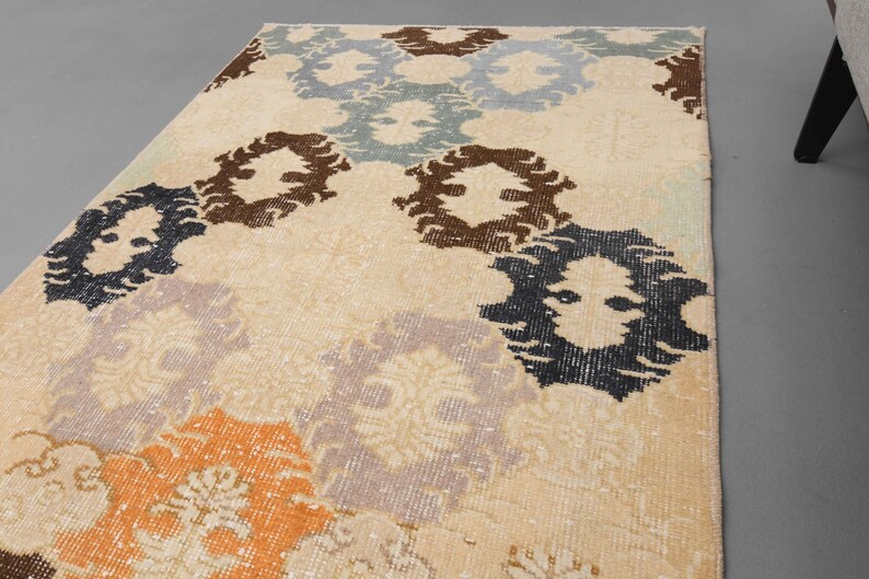 2'9 x 8'4 Ft Oushak Runner, Wool Rug, Hallway Rug, Turkish Rug 3x8, Entryway Rug, 3x8 Rug, Home Decor, Handwoven Runner Rug, Bohemian Runner image 6