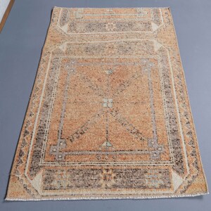2&#39;3 x 3&#39;4 Ft Turkish Small Rug, Handmade Vintage Rug, Turkish Door Mat, 2x3 Rug, Entryway Rug, Kitchen Rug, Bathroom Rug, Turkish Rug 2x3