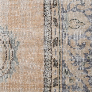 2&#39;1 x 9&#39;5 Ft Turkish Runner, Vintage Rug, Oushak Runner Rug, Handmade Rug, 2x9 Rug, Hallway Rug, Entryway Rug, Home Decor, Kitchen Rug