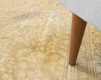 Alfombra vintage de 1,85 m x 3 m, de lana, anatolia, turca, bohemia, antigua de 1,83 m x 3 m, para sala de estar y suelo.