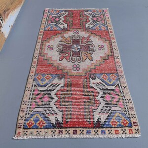 1&#39;5 x 3&#39;1 Ft Turkish Small Rug, Housewarming Gift, Hand Knotted Rug, Home Decor, Wool Rug, Entryway Rug, Kitchen Rug, Turkish Rug 1x3