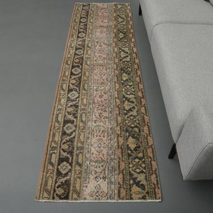 2x8 Ft Vintage Runner, Hallway Rug, Oushak Runner, Gift for New Home, Home Decor, Turkish Runner, Farmhuse Decor, Patchwork, Kitchen Runner