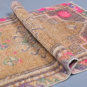 1&#39;4 x 2&#39;9 Ft Turkish Door Mat, Handmade Rug, Small Rug, Wool Rug, Entryway Rug, Kitchen Rug, Bathroom Rug, Mini Rug, Turkish Rug 1x3