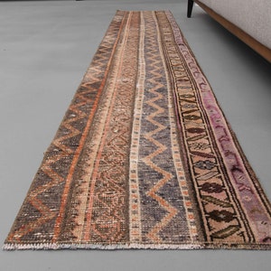 1&#39;6 x 8&#39;4 Ft Vintage Turkish Runner, Hallway Rug, Antique Rug, Bohemian Rug, 2x8 Rug, Entryway Rug, Room Decor, Kitchen Rug, Neutral Rug