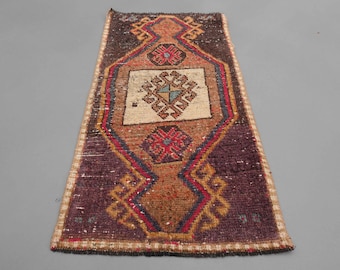 small vintage turkish oushak oriental boho persian moroccan handmade tribal rug 2 x 3 runner kitchen bathroom bath doormat 2x3 rug carpet