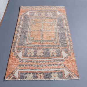 2&#39;2 x 3&#39;4 Ft Turkish Small Rug, Handmade Vintage Rug, Turkish Door Mat, 2x3 Rug, Entryway Rug, Kitchen Rug, Bathroom Rug, Turkish Rug 2x3