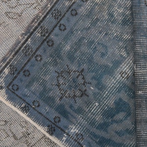 6&#39;2 x 9&#39; Ft Area Rug, Living Room Rug, Turkish Area Rug, Farmhouse Decor, Blue Rug, Home Decor, Mid Century Modern, Turkish Rug 6x9