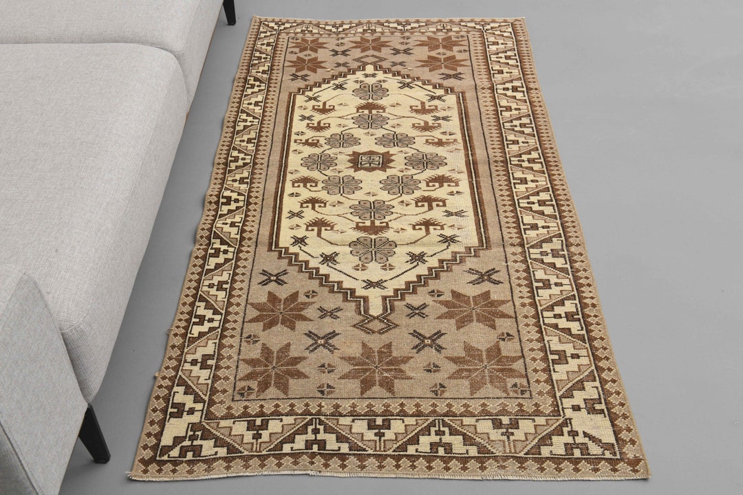 3'3 X 6'1 Ft Vintage Area Rug, Living Room Rug, Bedroom Rug, 3x6 Rug ...