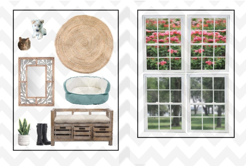 Dollhouse Decals 112 Dollhouse Stickers Art & Collectibles Dolls