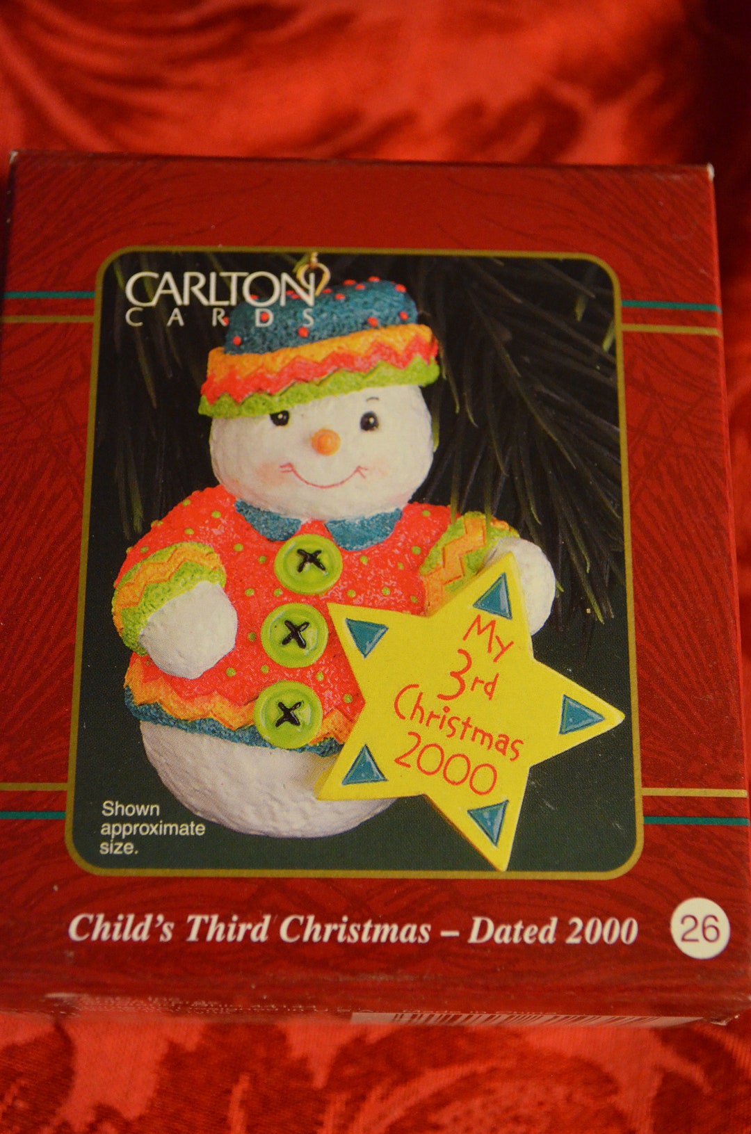 2 Heirloom Collection of Carlton Christmas Ornaments Etsy