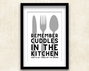 Impression de paroles Mardy Bum des Arctic Monkeys : affiche de décoration de cuisine (A4 imprimable)