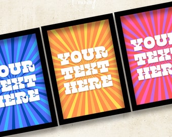 Modèle d'affiche de citation géniale : impression A4 modifiable (téléchargement numérique)