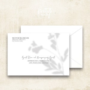 Jet Black Envelopes C6, 5x7 or C5 Ebony Invitation or RSVP Ebony