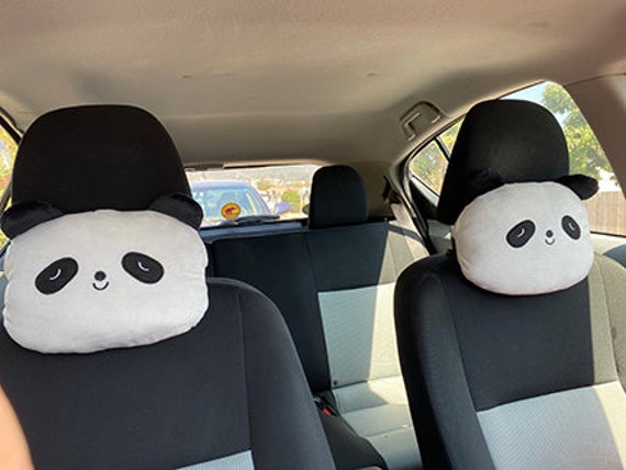 panda car headrest
