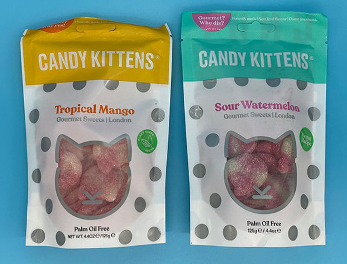 Vegan Cat Candy Vegan Gummies Etsy