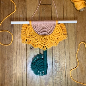 Macramé Sunflower Wall Hanging