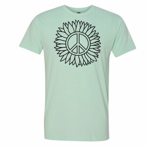 Peace Flower Unisex Graphic T-Shirt