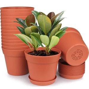 6” Plastic Planter Pot