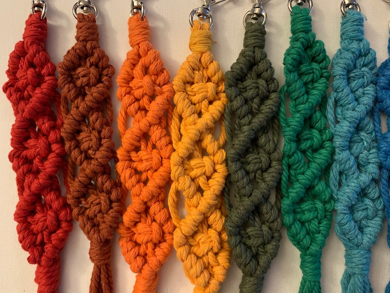 Llaveros de macramé imagen 2