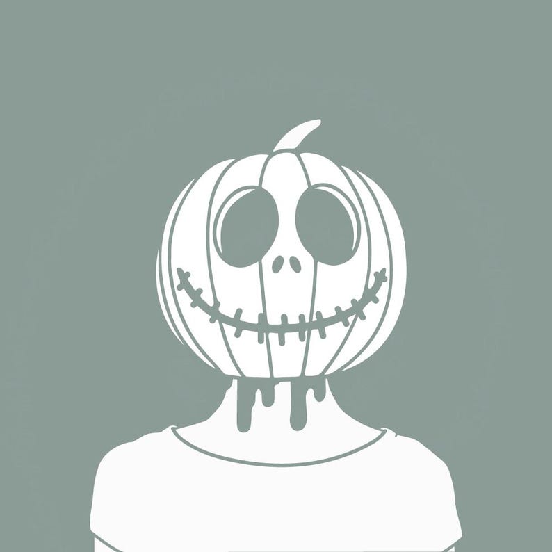 Pumpkin Head, uniseks hoodie met print afbeelding 2