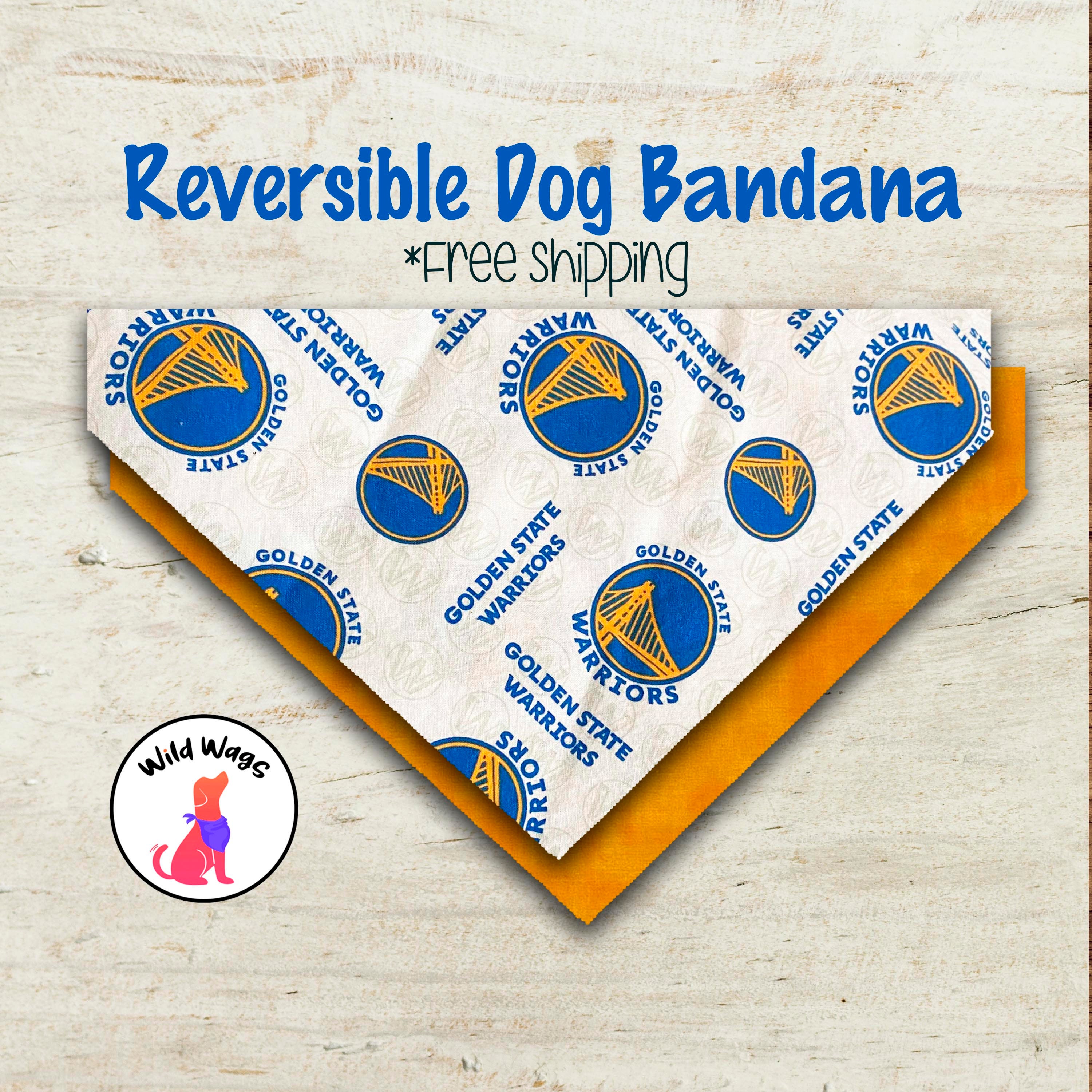 Golden state warriors dog bandana outlet