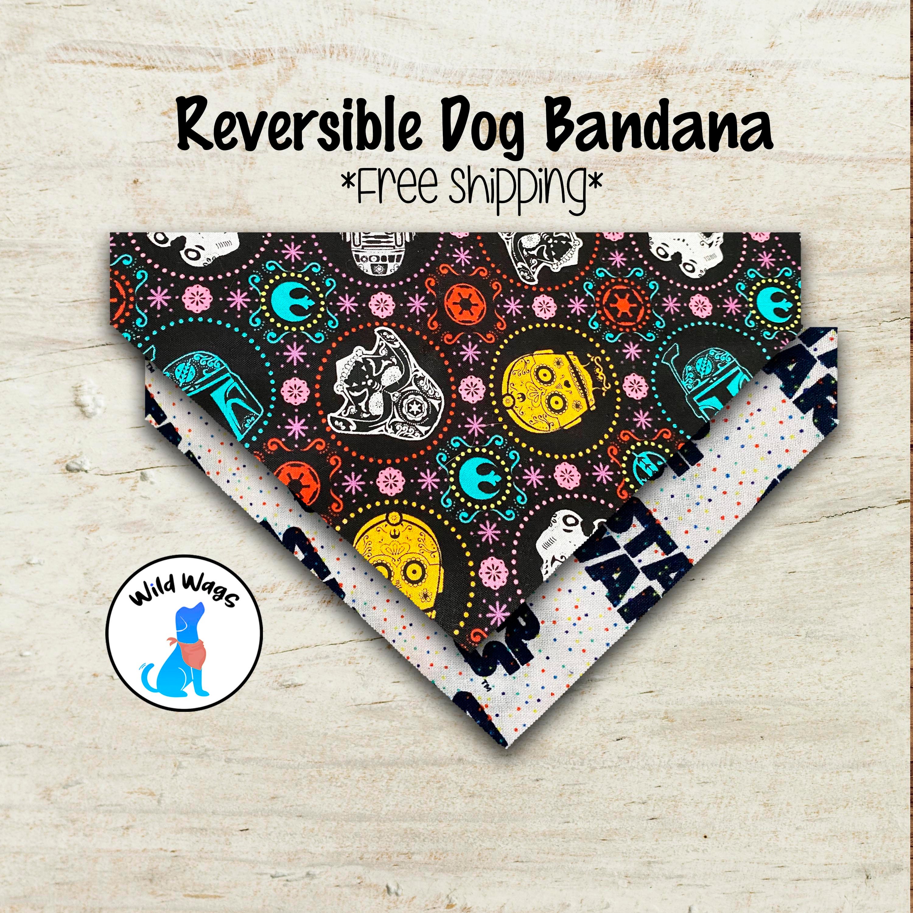 Reversible Star Wars Hund Bandana benutzerdefinierte Hund Etsy