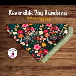 Watercolor Spring Floral Over the Collar Dog Bandana Extra Large Watercolor Spring Floral Over the Collar Dog Bandana Extra Large