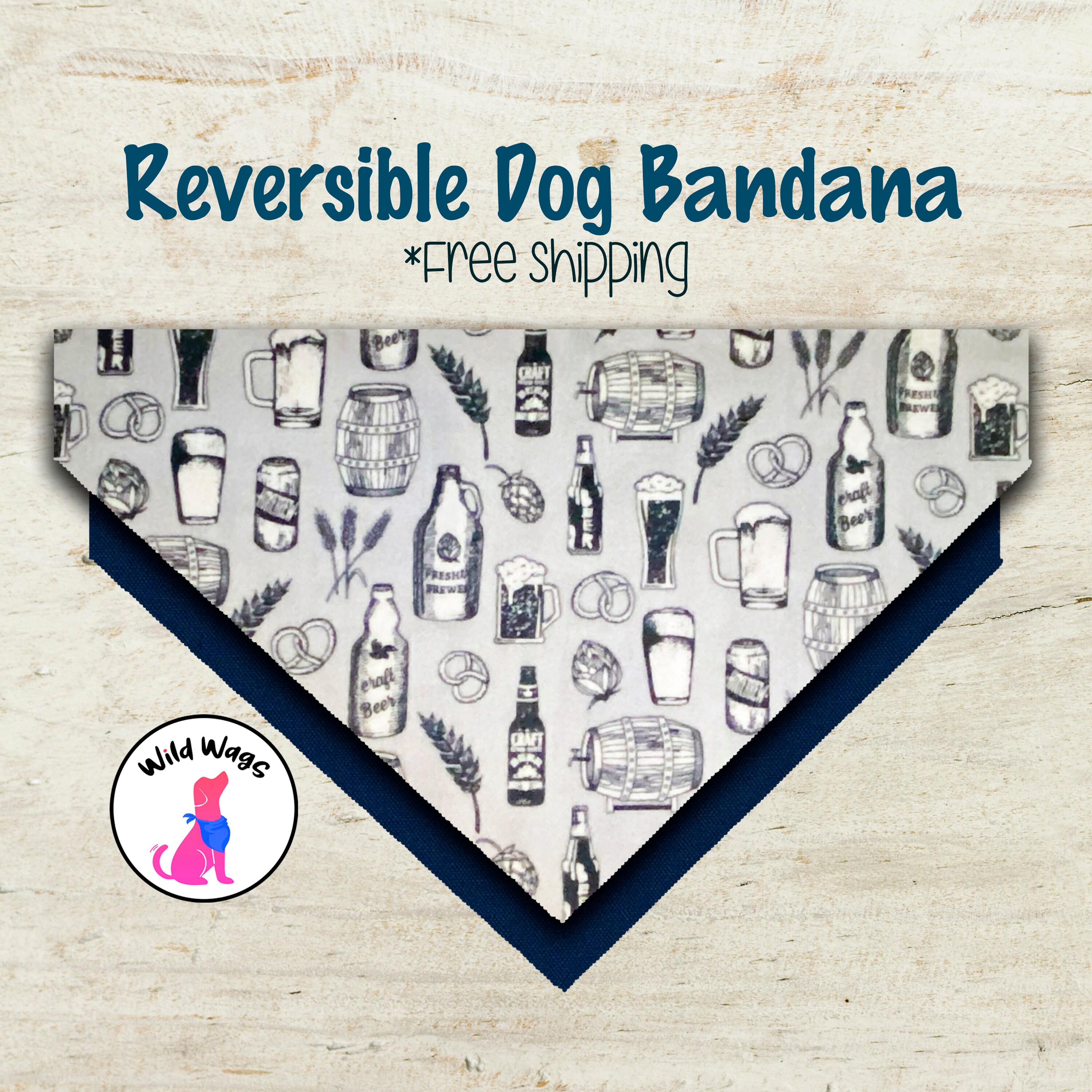Custom Dog Bandanas - Etsy
