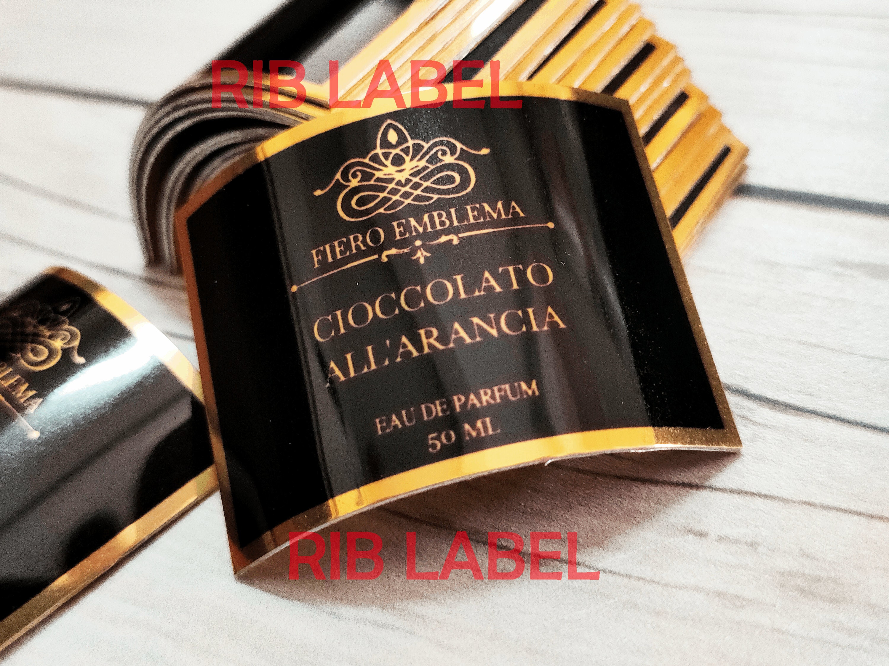 Curved Edged Metal Labels for Perfume/cologne Bottles - Etsy