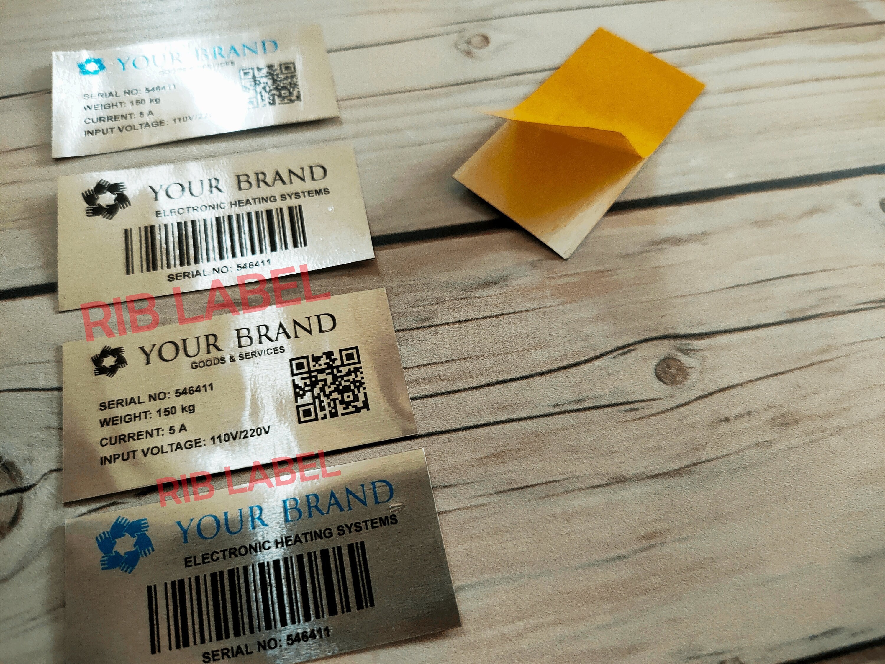 Metal Asset Labels (0.2mm Thickness) With Back Adhesive - Etsy
