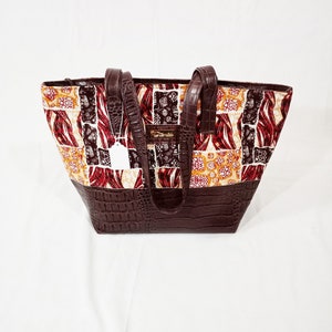 African print shoulder bag