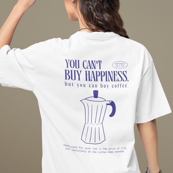 BIO & FAIR Tshirt "Happiness Coffee" - Unisex