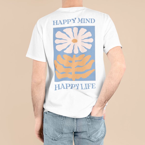 BIO & FAIR Tshirt "Happy Mind" - Unisex