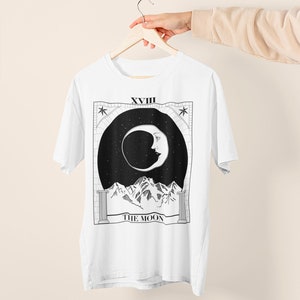 Maglietta BIOLOGICA E GIUSTA "Tarot Card Moon" - Unisex