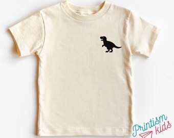 Pocket Dinosaur Shirt, Dinosaur Birthday Party Shirt, Dinosaur Family Matching Shirt, Dinosaur Lover Gift Shirt