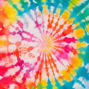 Tie Dye Water Color Background PNG - Tie Dye Digital Paper - Colorful Vibrant Tie-Dye Summer Vibe - DTG Printing Digital Download
