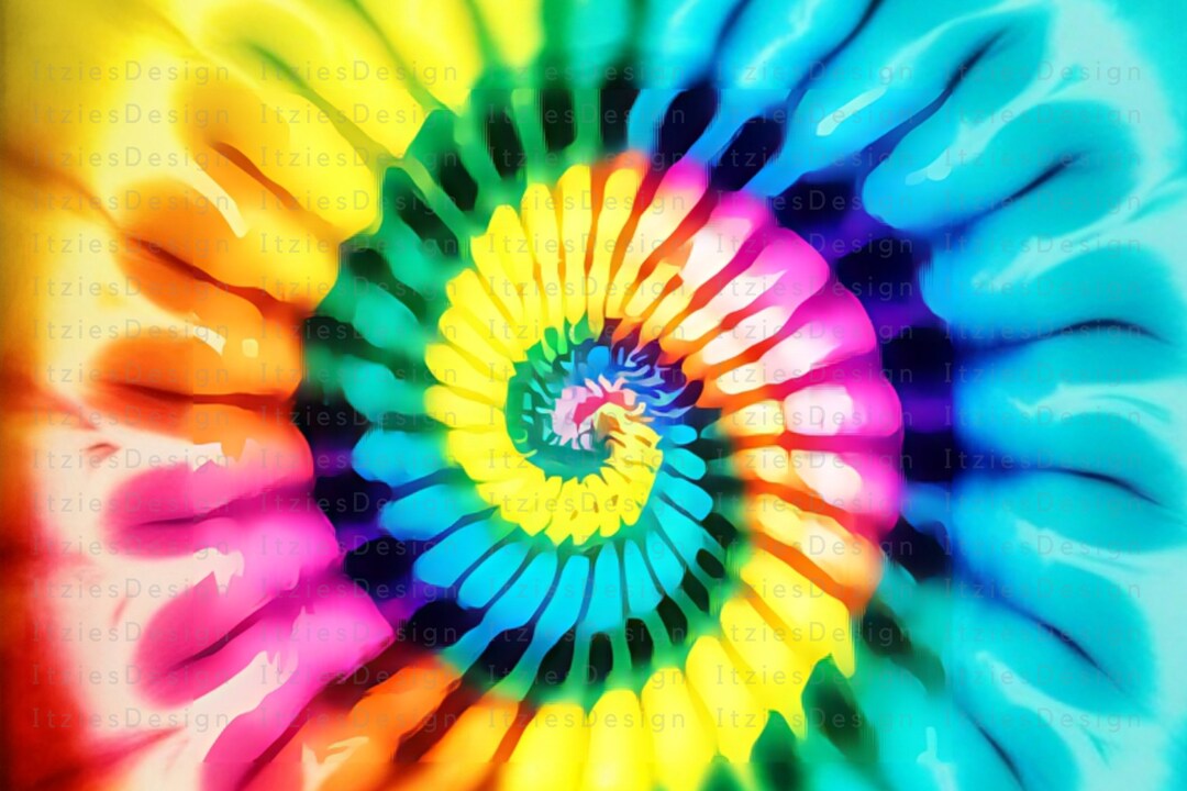 Tie Dye Water Color Background PNG Tie Dye Digital Paper Colorful