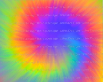 Tie Dye Watercolor Background: PNG Digital Paper (Digital Download)