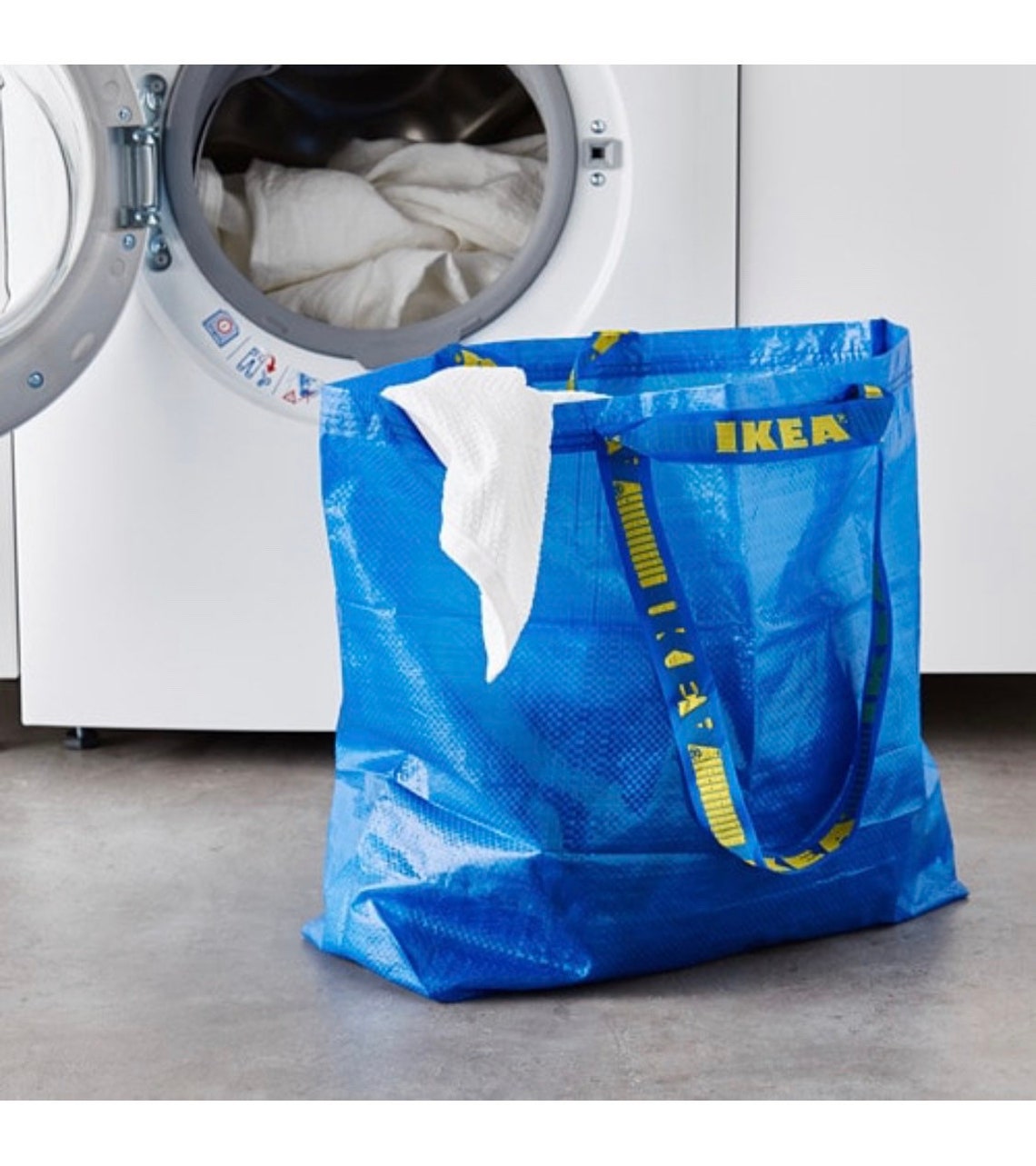 2 New IKEA Medium Bag Ikea Blue Bag FRAKTA 10 Gal Storage Etsy