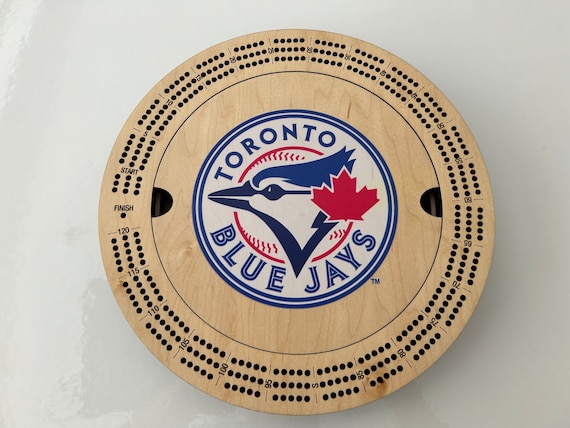 Round Cribbage board -  colour printed images
