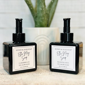 Natuurlijke vloeibare honing- en aloëzeep | Kleine batch | Handzeep | Speciale vloeibare handwas