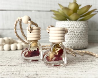Heart Car Diffuser: Hanging Air Freshener, Phthalate-Free