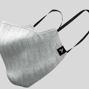Maschera viso Protettivo Riutilizzare Washable Cloth Cotone Antimicrobico (Venduto a coppie)