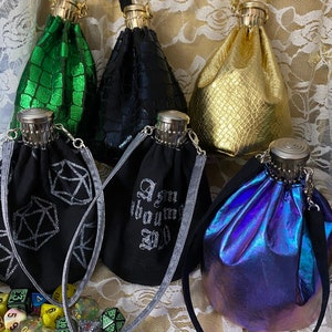 CUSTOM - Specialty Fabric / Complex Fabric Gate Top Dice Bag